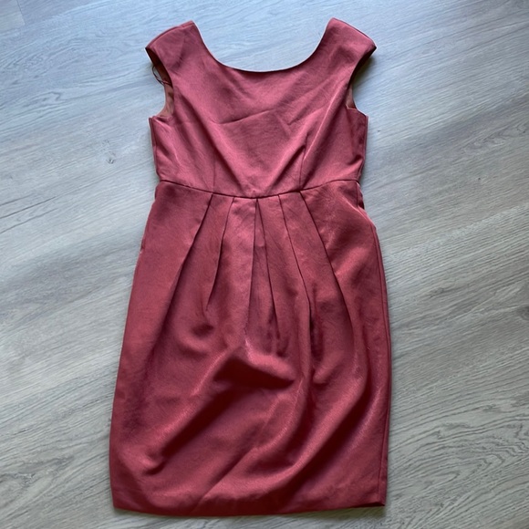 H&M Red Lumberjack Strapless Dress XS main image 1